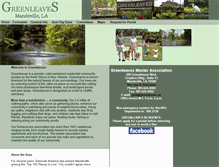 Tablet Screenshot of greenleaves.us